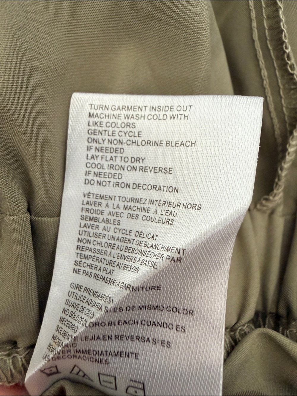 Almost Famous Sage Green Khaki Utility Jumpsuit M - Picture 11 of 11